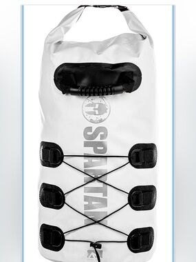 White Roll-Top SPARTAN BY FRANKLIN BUNGEE DRY BAG